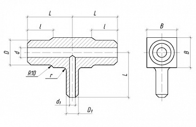 Тройники ГОСТ 22822-83